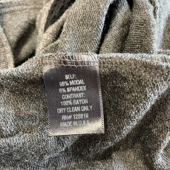 Riller & Fount Gray Modal Spandex Dress Size‎ 1 US Size S USA Jersey Knit - Picture 8 of 8